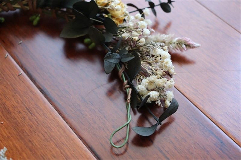 Haarkranz "Wild Indigo" mit getrockneten Blüten | 100% Handmade Boho Vintage Look - Bridal LUUV