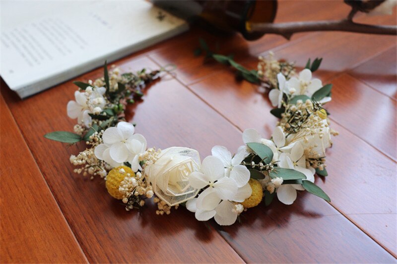 Haarkranz "Wild Vintage" mit getrockneten Blüten | 100% Handmade Boho Vintage Look - Bridal LUUV
